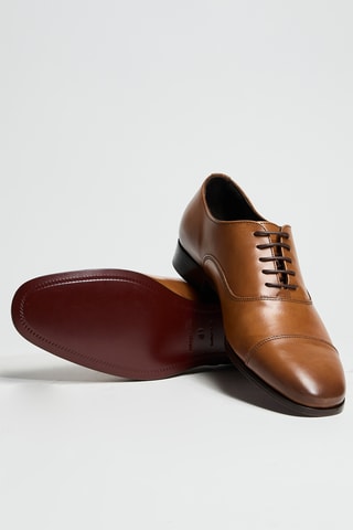 Oxford in pelle - Marrone