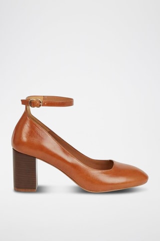 Zapatos de piel bovina - Camel