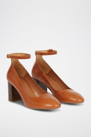 Zapatos de piel bovina - Camel