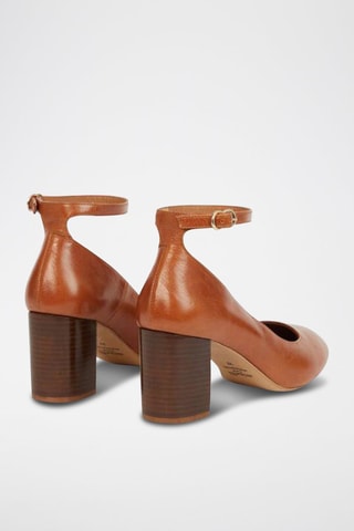 Zapatos de piel bovina - Camel