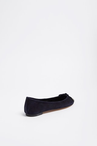 Ballerine in pelle scamosciata - Navy
