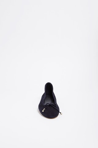Ballerine in pelle scamosciata - Navy