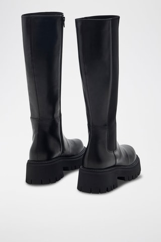 Stivali in pelle Delila - Nero