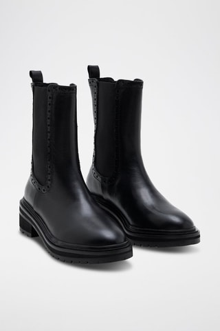 Stivaletti Beatles in pelle di vitello Mayfair - Nero 
