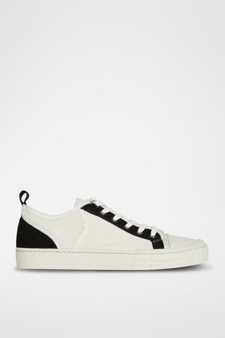 Tenis de piel - Negro