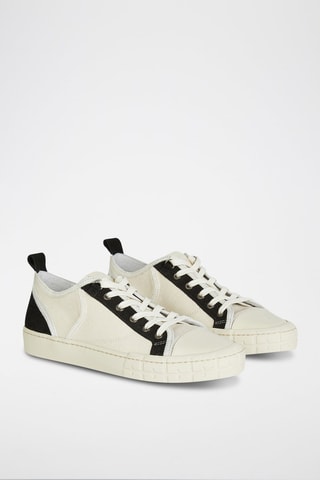 Tenis de piel - Negro