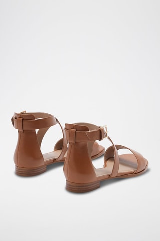 Sandalias de piel bovina Kilia - Camel
