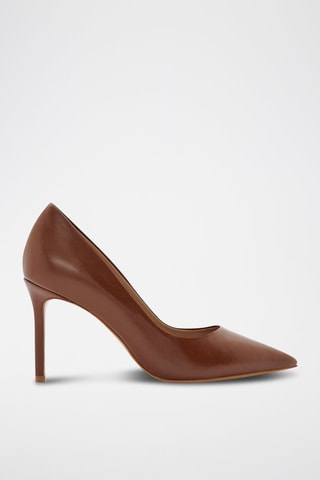 Décolleté in pelle di vitello Karolina - Cammello