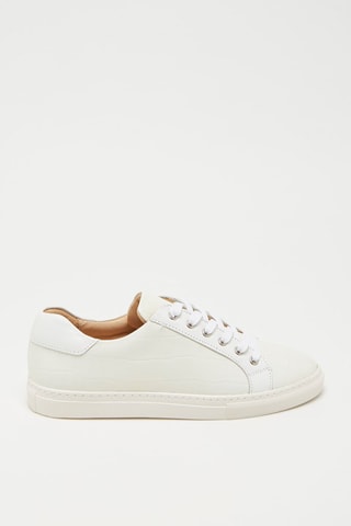 Sneakers in pelle di vitello - Bianco