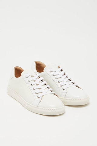 Sneakers in pelle di vitello - Bianco