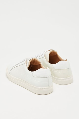 Sneakers in pelle di vitello - Bianco
