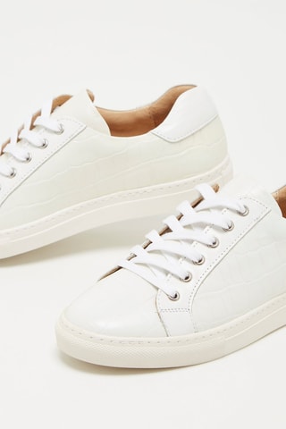 Sneakers in pelle di vitello - Bianco
