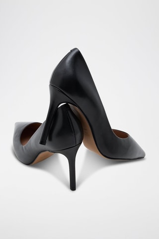 Décolleté in pelle di vitello Karolina - Nero