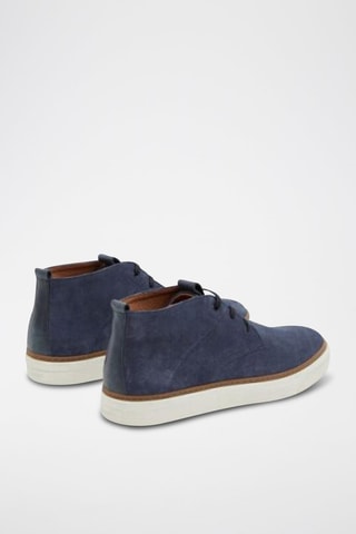 Stringate in pelle - Navy