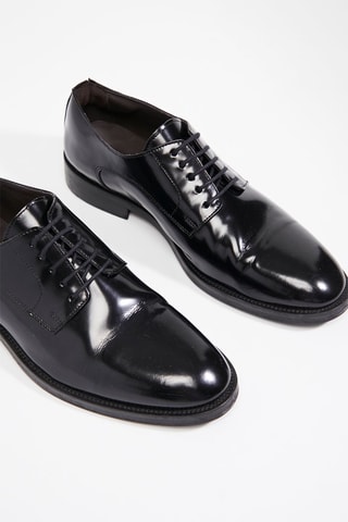 Oxford in pelle - Nero
