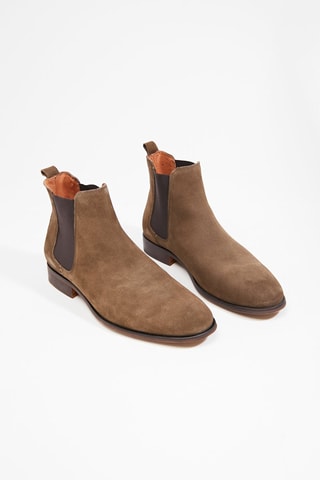 Stivaletti Beatles in pelle scamosciata Jeremmy - Kaki