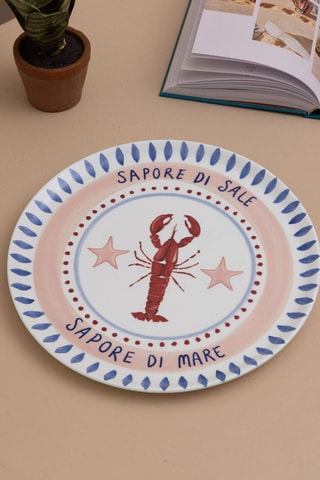 Assiette de service en céramique - 31 x 31 x 1 cm