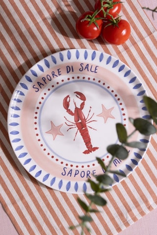 Assiette de service en céramique - 31 x 31 x 1 cm