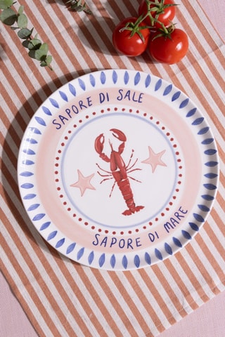 Assiette de service en céramique - 31 x 31 x 1 cm