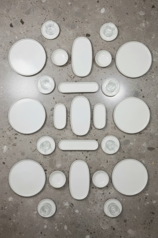 Service de petit-déjeuner en porcelaine - 29 pièces