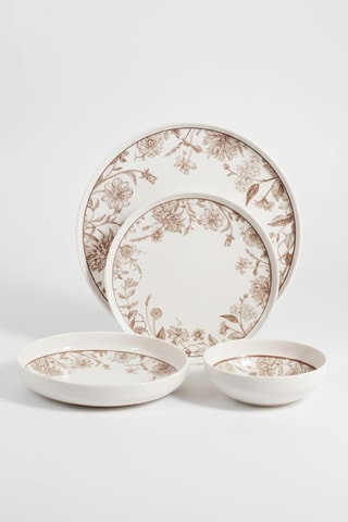Service de vaisselle en porcelaine - 24 pièces