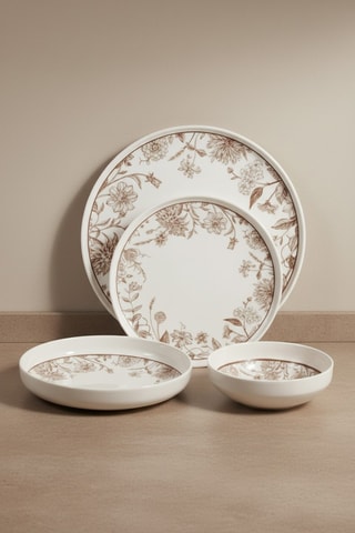 Service de vaisselle en porcelaine - 24 pièces