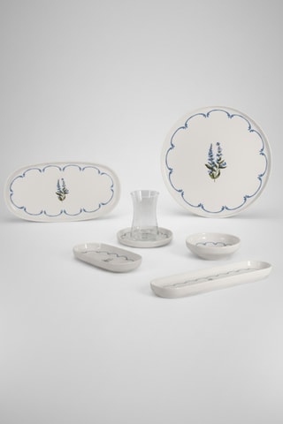 Service de petit-déjeuner en porcelaine - 29 pièces