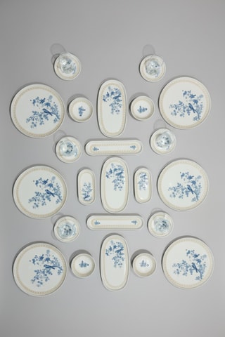 Service de petit-déjeuner en porcelaine - 29 pièces