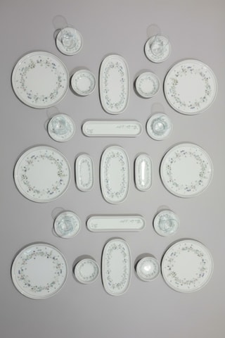 Service de petit-déjeuner en porcelaine - 29 pièces