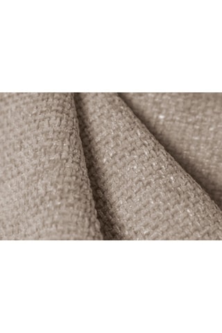 Canapé panoramique Velvet Chicago - Beige - 6 places - Tissu chenille