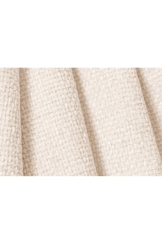 Canapé d'angle droit Tulum - Beige clair - 4 places - Toucher soie