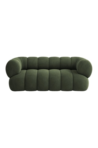 Canapé Koge - Vert - 2 places - Toucher velours