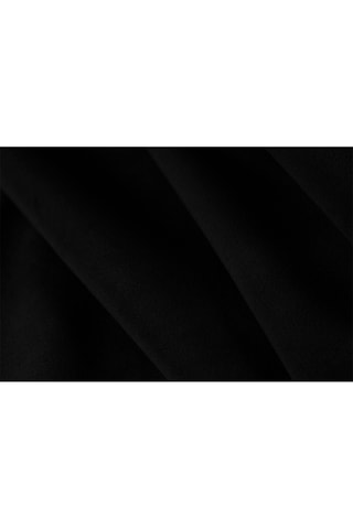 Canapé d'angle droit Chicago - Noir - 5 places - Tissu velours