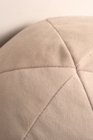 Coussins en velours Aby - Beige - 30 cm
