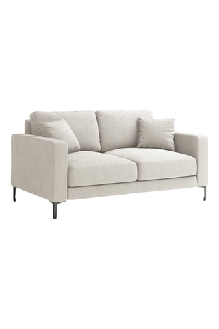 Canapé droit Venus - Beige - 2 places - En tissu structuré