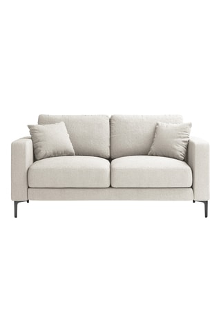 Canapé droit Venus - Beige - 2 places - En tissu structuré