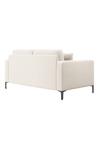 Canapé droit Venus - Beige - 2 places - En tissu bouclette