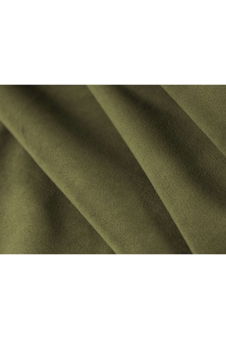 Canapé droit Sky - Vert - 3 places - En tissu toucher velours