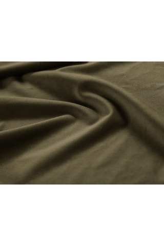 Canapé droit Treno - Vert - 4 places - En tissu toucher velours