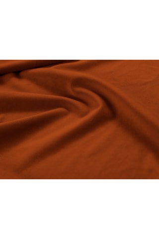 Canapé droit Matera - Terracotta - 2 places - En tissu toucher velours