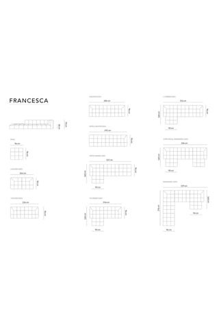 Canapé d'angle gauche Francesca - Vert foncé - 5 places - En tissu toucher velours