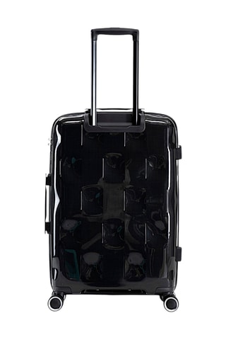 Handbagagetrolley en Grote Trolley Aquila (S/L) - 54,5/74,5 cm - Zwart