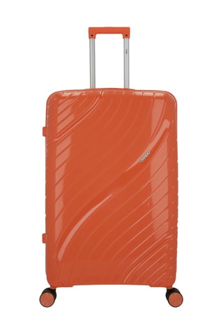 Valise cabine et valise grand volume Lyra (S/L)  -  55/75 cm - Orange et argenté