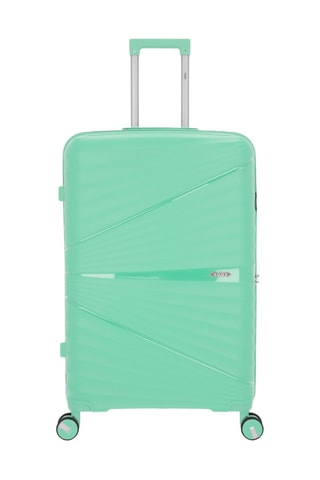 Valise semaine et valise grand volume Vela (M/L)  -  65/75 cm - Vert clair
