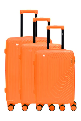 Set van 3 Trolleys (S/M/L) Hydra - 55 / 65 / 75 cm - Oranje