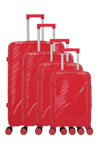 Set van 4 Trolleys Lyra (XS/S/M/L) -  51/55/65/75 cm - Rood
