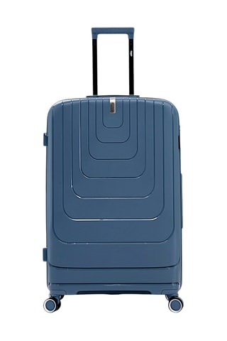 Handbagagetrolley en Grote Trolley Aquila (S/L) - 55,5/74,5 cm - Blauw