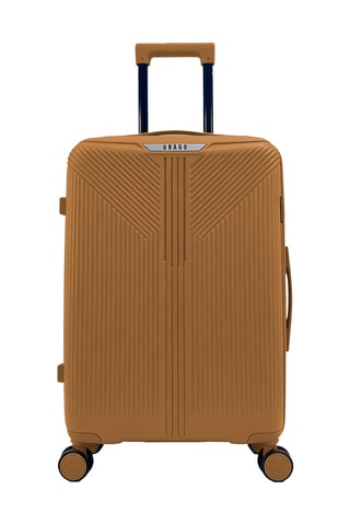 Valise semaine et valise grand volume Eridan (M/L) - 65/75 cm - Moutarde