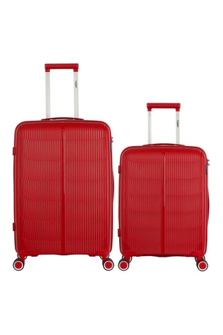Handbagagetrolley en Weekendtrolley Andromede (S/M) - 55/65 cm - Donkerrood