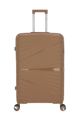 Valise semaine et valise grand volume Vela (M/L)  -  65/75 cm - Taupe